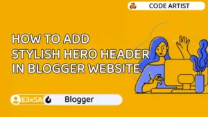 How To Add Stylish Hero Header
